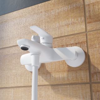 Смеситель для ванны IDDIS Ray белый матовый RAYWT02i02